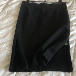 🍒Super Chic Black Skirt with 2 Side Zippers 🍒